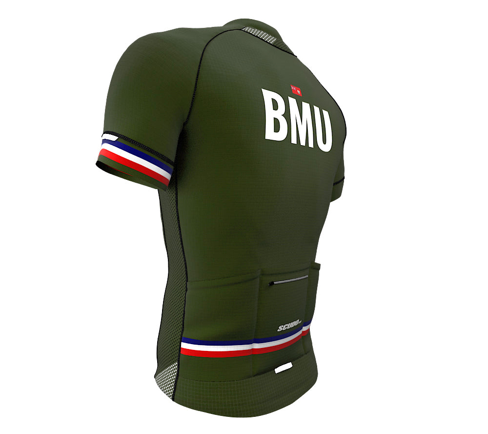 Bermuda Green CODE Short Sleeve Cycling PRO Jersey for Men and Women