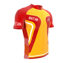 Bhutan  Full Zipper Bike Short Sleeve Cycling Jersey
