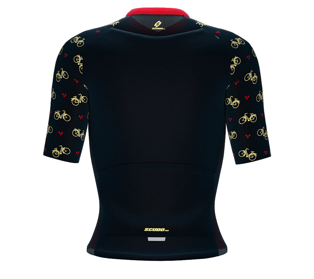 Scudopro Pro-Elite Short Sleeve Cycling Pro Fit Jersey Biclycle Love for Women