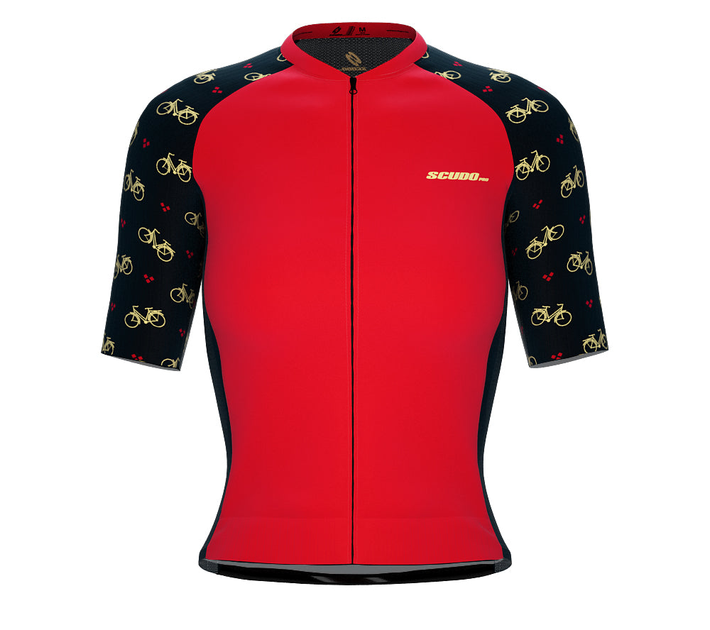 Scudopro Pro-Elite Short Sleeve Cycling Pro Fit Jersey Biclycle Love for Women