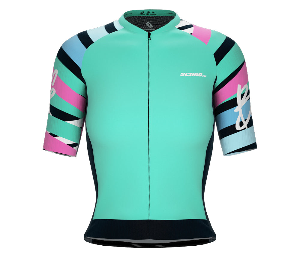 Scudopro Pro-Elite Short Sleeve Cycling Pro Fit Jersey Bike Life for Women