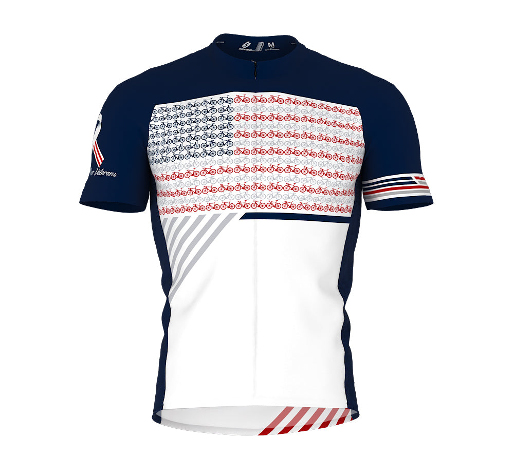 U.S. Honor Our Veterans Bike Flag Cycling Jersey