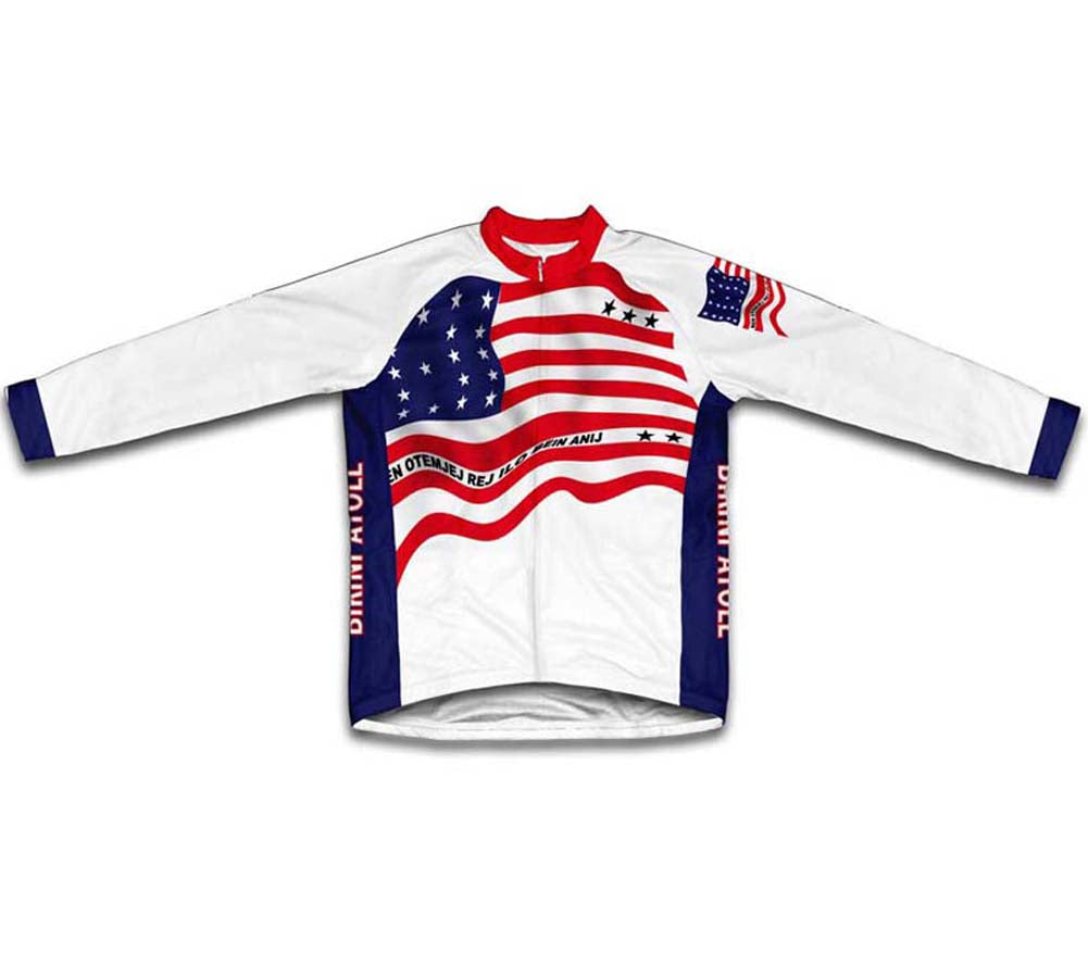 Bikini Atoll Flag Cycling Jersey for Men and Women