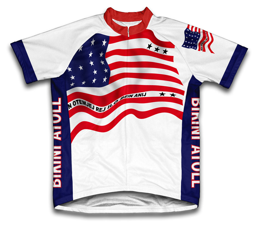 Bikini Atoll Flag Cycling Jersey for Men and Women