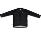 Keep Calm and Ride On Black Winter Thermal Cycling Jersey
