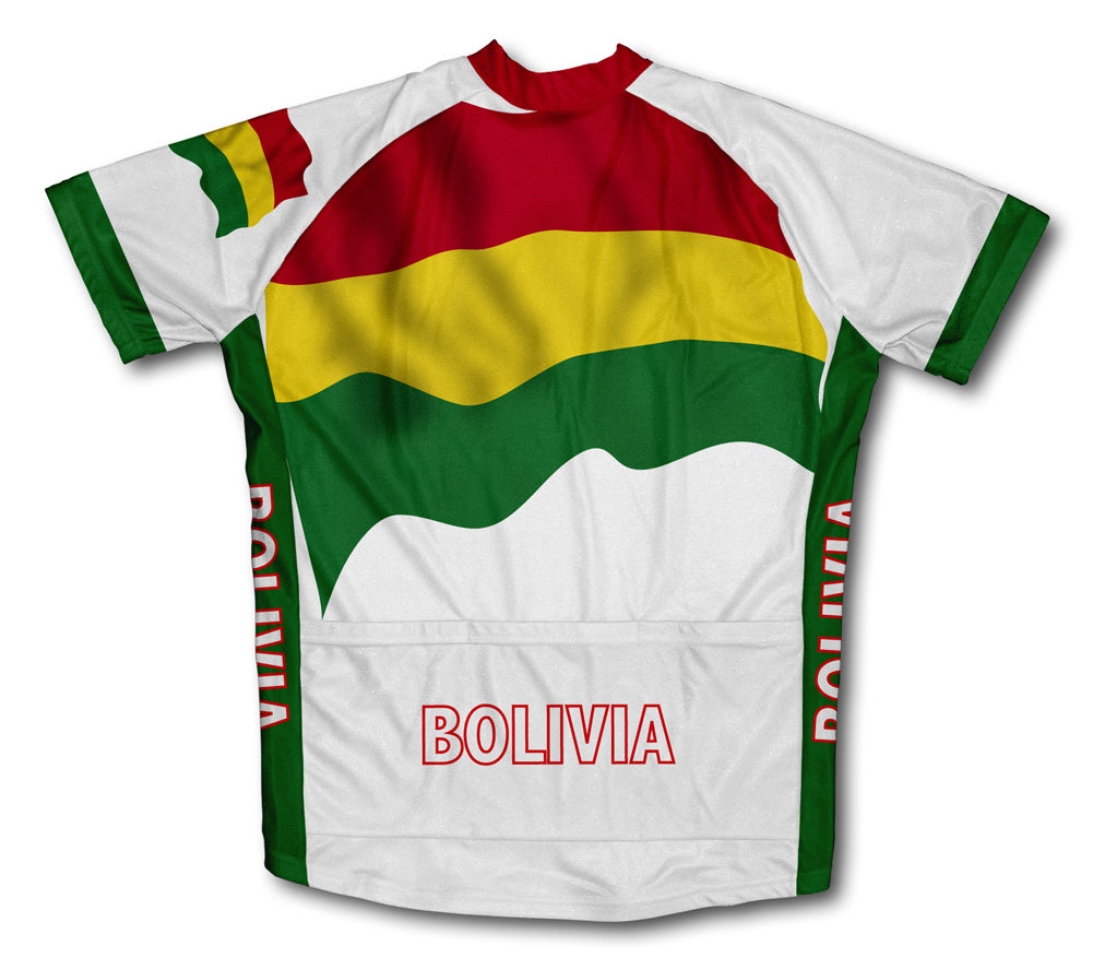 Bolivia Flag Cycling Jersey for Men and Women
