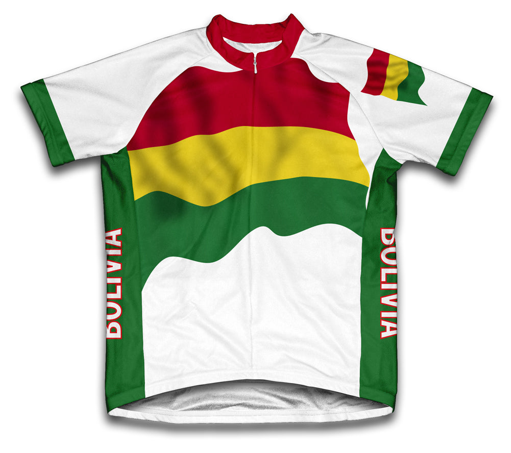 Bolivia Flag Cycling Jersey for Men and Women