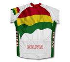 Bolivia Flag Cycling Jersey for Men and Women