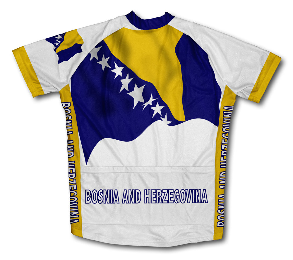 Bosnia And Herzegovina Flag Cycling Jersey for Men and Women