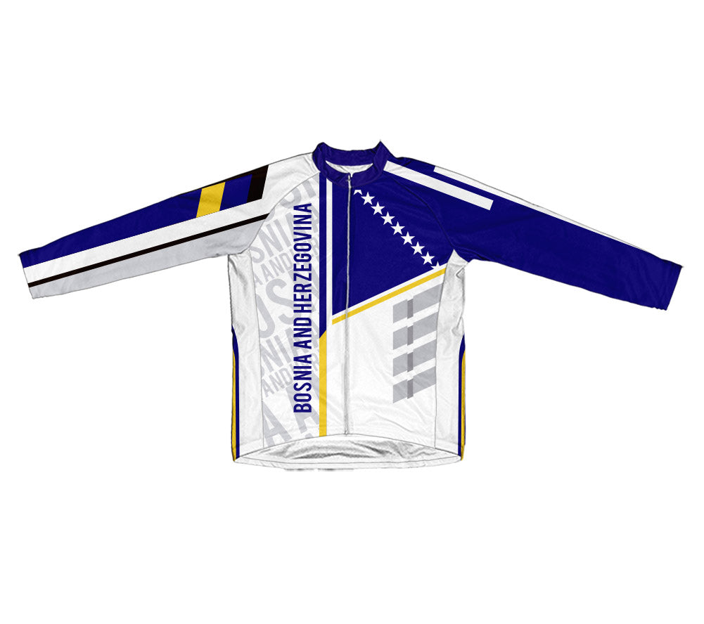 Bosnia And Herzegovina ScudoPro Cycling Jersey Long Sleeve