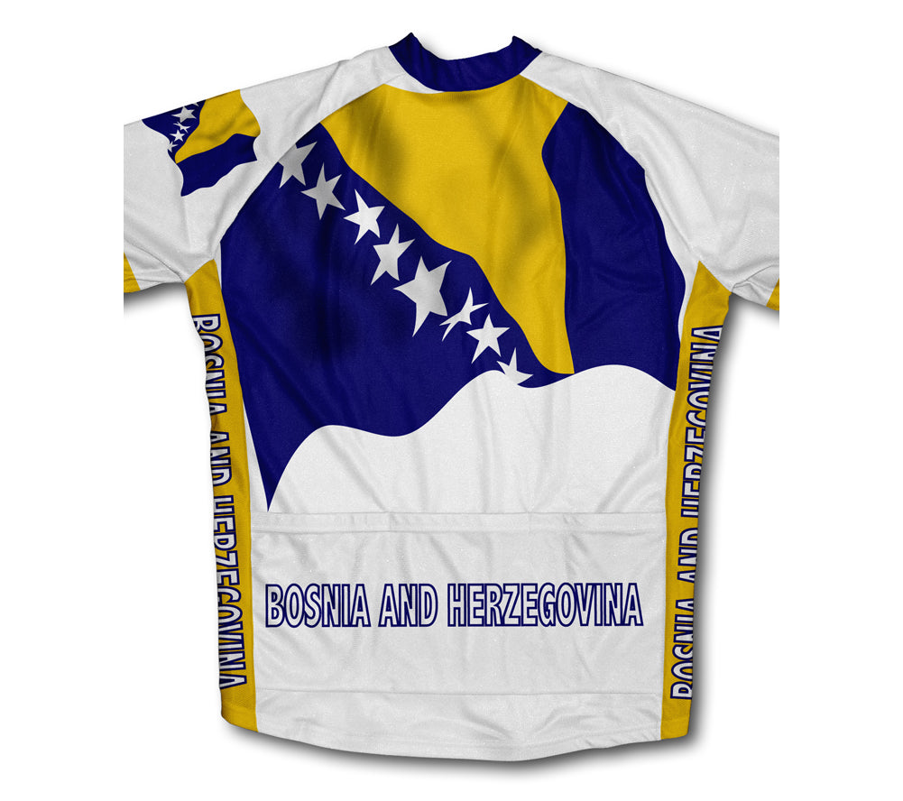 Bosnia And Herzegovina Flag Cycling Jersey for Men and Women