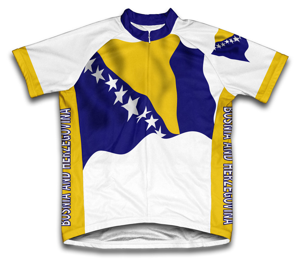 Bosnia And Herzegovina Flag Cycling Jersey for Men and Women