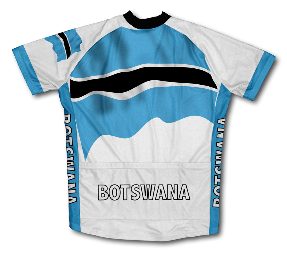 Botswana Flag Cycling Jersey for Men and Women