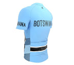 Botswana  Full Zipper Bike Short Sleeve Cycling Jersey for Men and Women