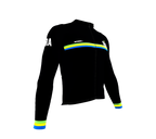 ScudoPro Pro Thermal Long Sleeve Cycling Jersey Country CODE Brasil Black | Men and Women