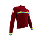 ScudoPro Pro Thermal Long Sleeve Cycling Jersey Country CODE Brasil Vine | Men and Women