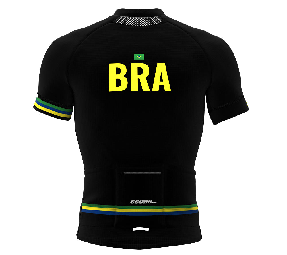 Brasil Black CODE Short Sleeve Cycling PRO Jersey for Men and Women