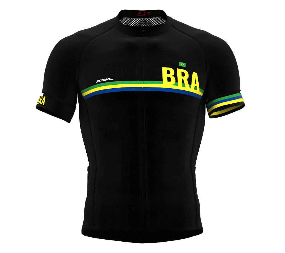 Brasil Black CODE Short Sleeve Cycling PRO Jersey for Men and WomenBrasil Black CODE Short Sleeve Cycling PRO Jersey for Men and Women