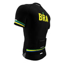 Brasil Black CODE Short Sleeve Cycling PRO Jersey for Men and Women