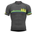 Brasil Gray CODE Short Sleeve Cycling PRO Jersey for Men and WomenBrasil Gray CODE Short Sleeve Cycling PRO Jersey for Men and Women