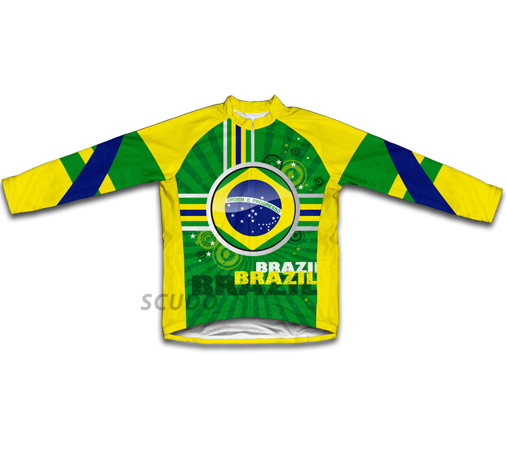 Brazil Short Sleeve Cycling Jersey for Men and Women