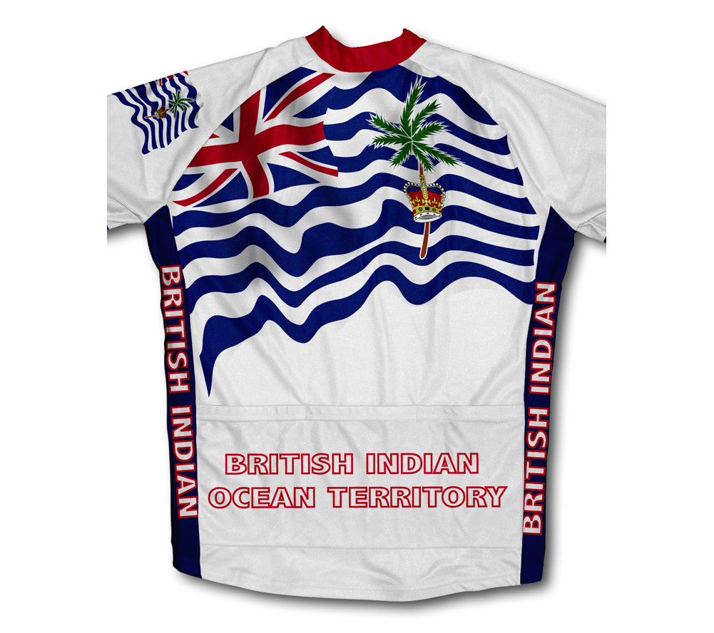 British Indian Ocean Territory Flag Cycling Jersey for Men and Women