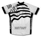 Brittany Flag Cycling Jersey for Men and Women