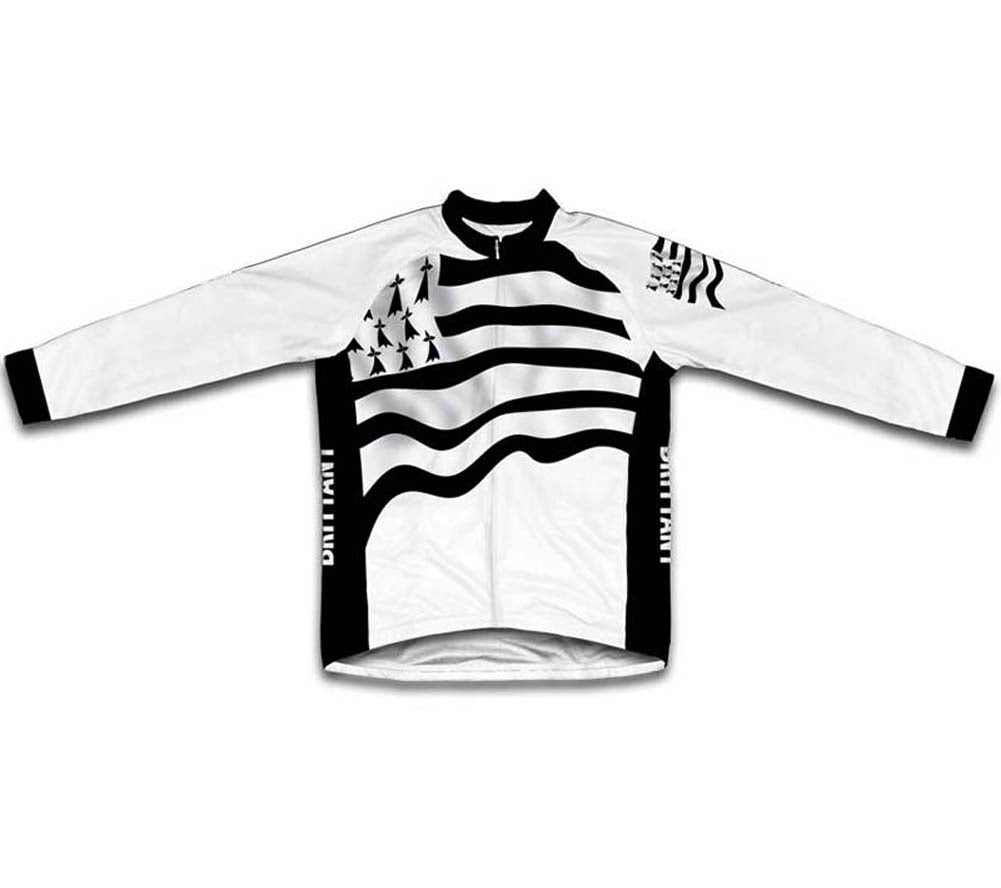 Brittany Flag Cycling Jersey for Men and Women