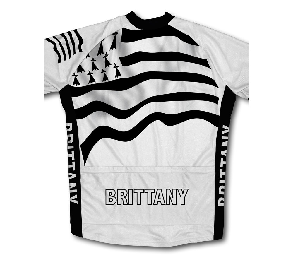 Brittany Flag Cycling Jersey for Men and Women