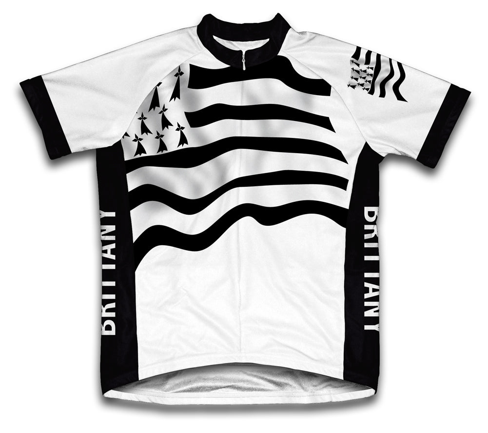 Brittany Flag Cycling Jersey for Men and Women