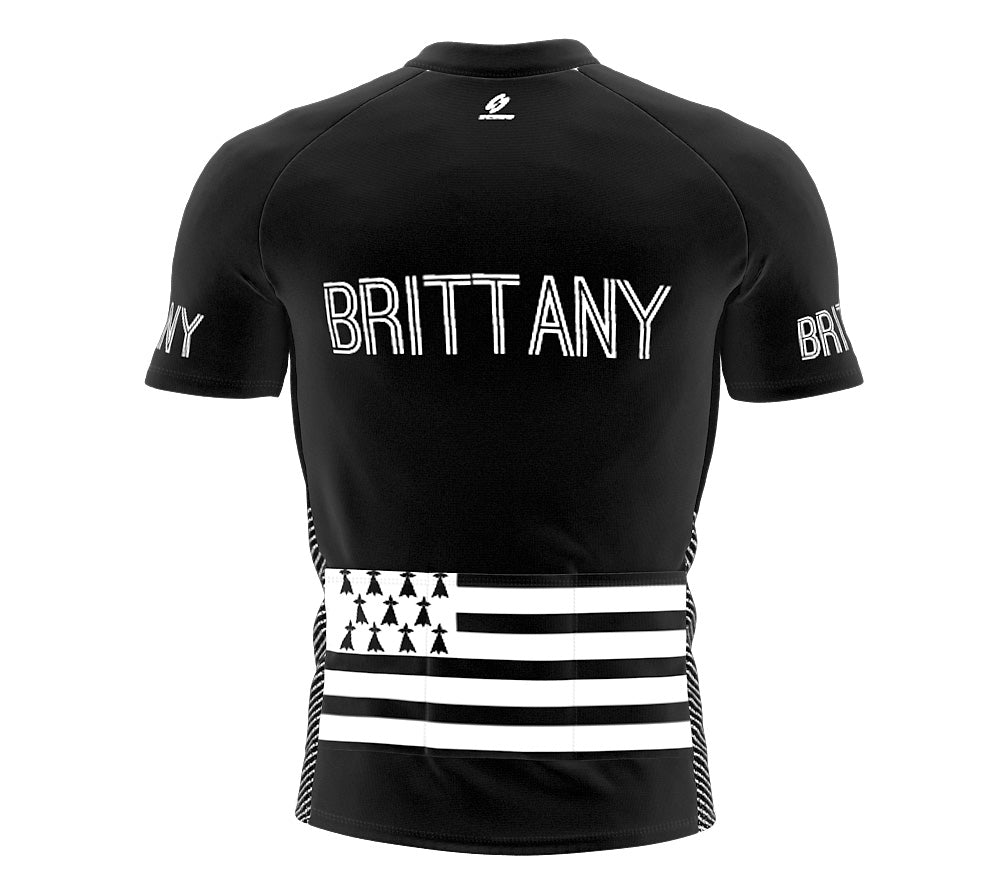 Brittany  Full Zipper Bike Short Sleeve Cycling Jersey