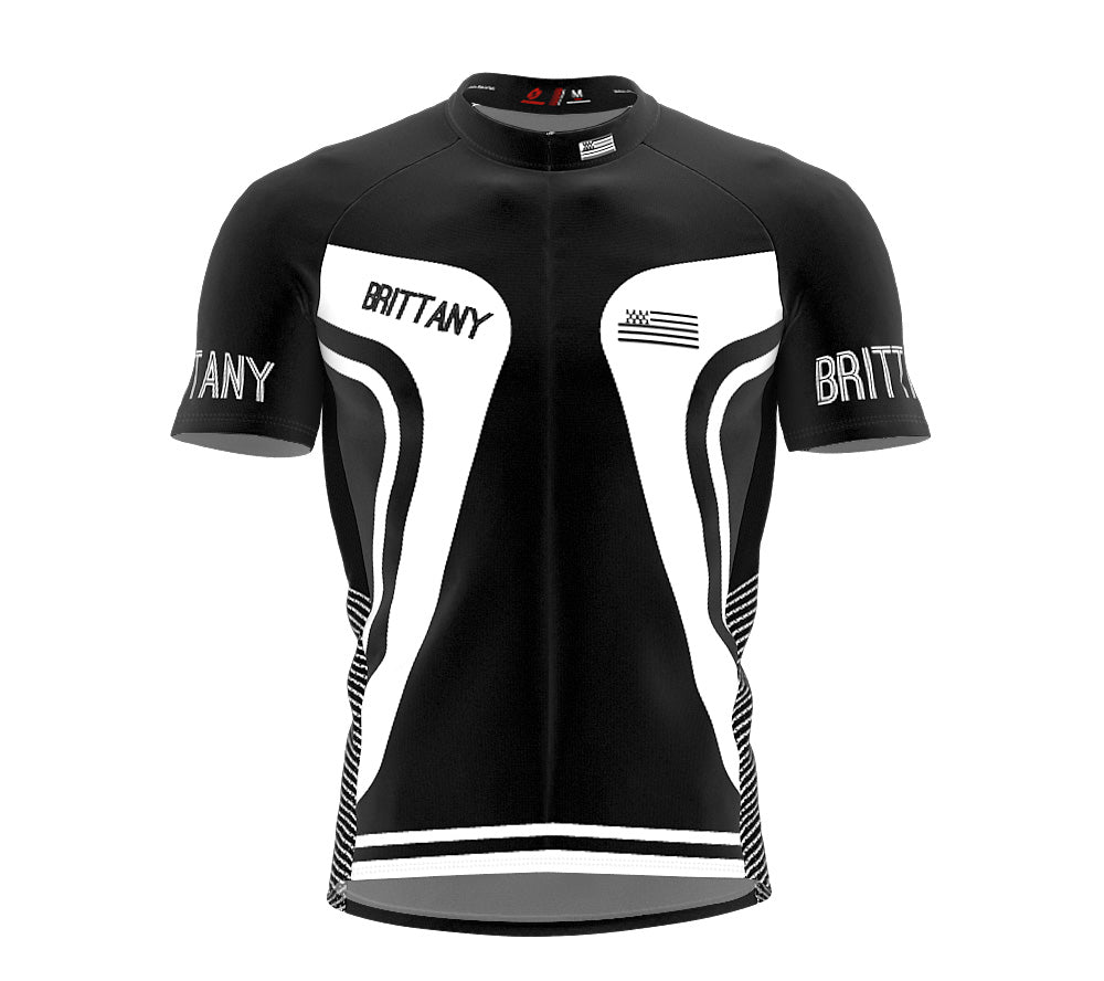 Brittany  Full Zipper Bike Short Sleeve Cycling Jersey