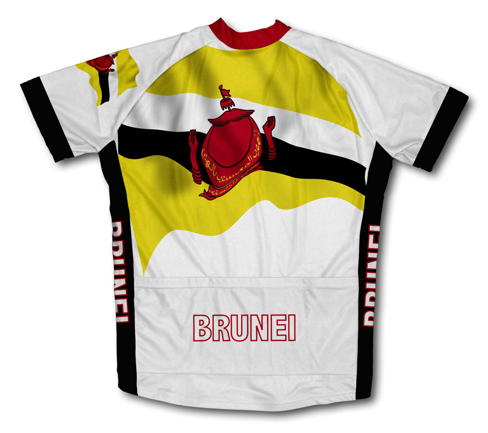 Brunei Flag Cycling Jersey for Men and Women