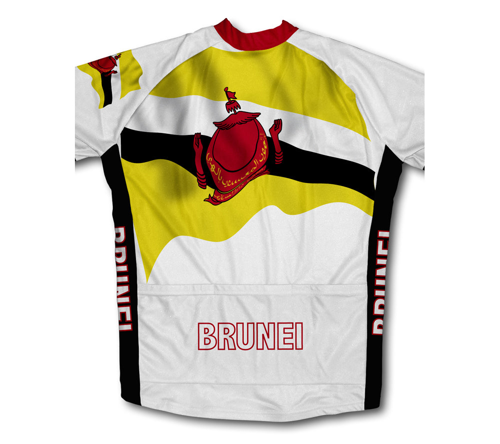 Brunei Flag Cycling Jersey for Men and Women