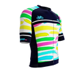 ScudoPro Elite Fit Short Sleeve Cycling Jersey Retro BrushStrock |  Men and Women