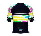 ScudoPro Elite Fit Short Sleeve Cycling Jersey Retro BrushStrock |  Men and Women