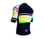 ScudoPro Elite Fit Short Sleeve Cycling Jersey Retro BrushStrock |  Men and Women