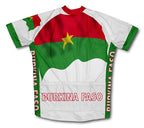 Burkina Faso Flag Cycling Jersey for Men and Women