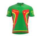 Burkina Faso  Full Zipper Bike Short Sleeve Cycling Jersey