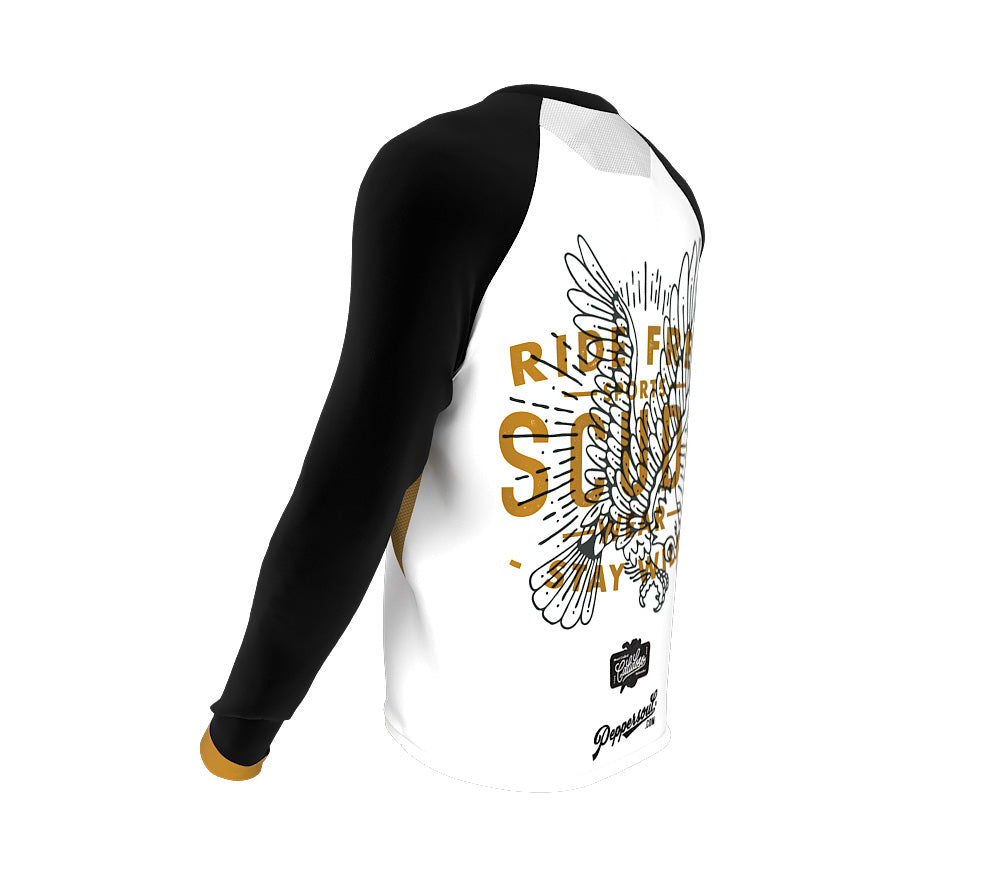 Calidoso Scudopro Cycling MTB BMX Jersey Long Sleeve for Men and Woman
