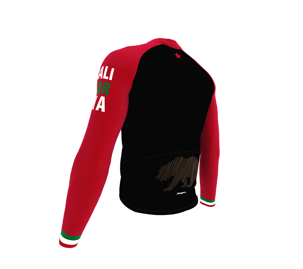 ScudoPro Pro Thermal Long Sleeve Cycling Jersey California USA state Icon landmark identity  | Men and Women