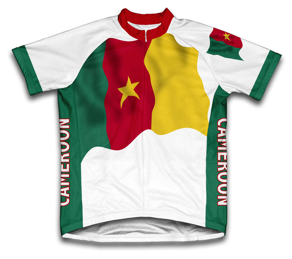 Cameroon Flag Cycling Jersey for Men and Women