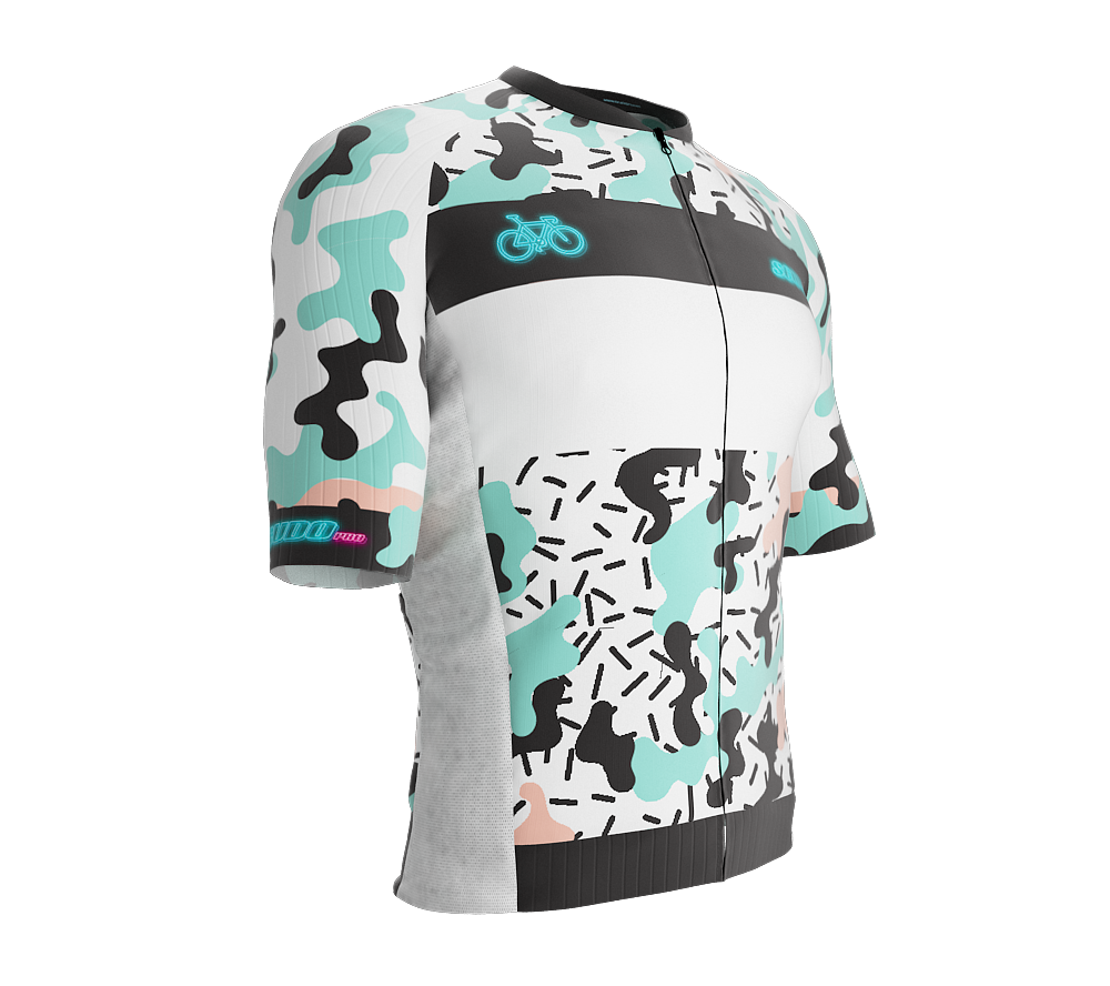 ScudoPro Elite Fit Short Sleeve Cycling Jersey Retro Camo |  Men and Women