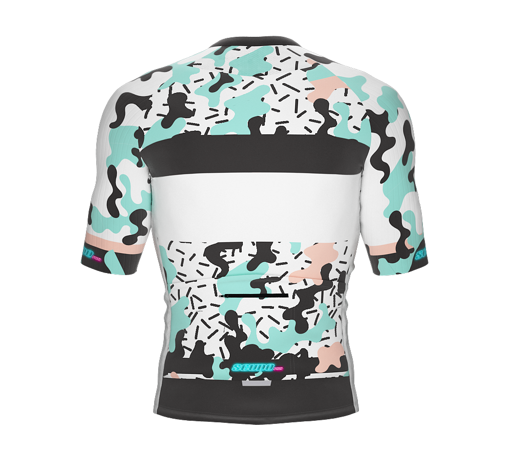 ScudoPro Elite Fit Short Sleeve Cycling Jersey Retro Camo |  Men and Women