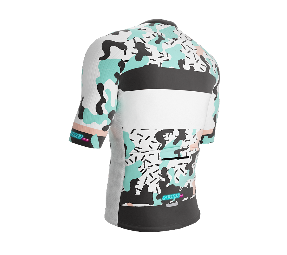 ScudoPro Elite Fit Short Sleeve Cycling Jersey Retro Camo |  Men and Women