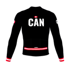 ScudoPro Pro Thermal Long Sleeve Cycling Jersey Country CODE Canada Black | Men and Women