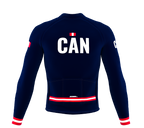 ScudoPro Pro Thermal Long Sleeve Cycling Jersey Country CODE Canada Blue | Men and Women
