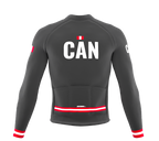 ScudoPro Pro Thermal Long Sleeve Cycling Jersey Country CODE Canada Gray | Men and Women