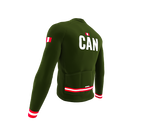 ScudoPro Pro Thermal Long Sleeve Cycling Jersey Country CODE Canada Green | Men and Women