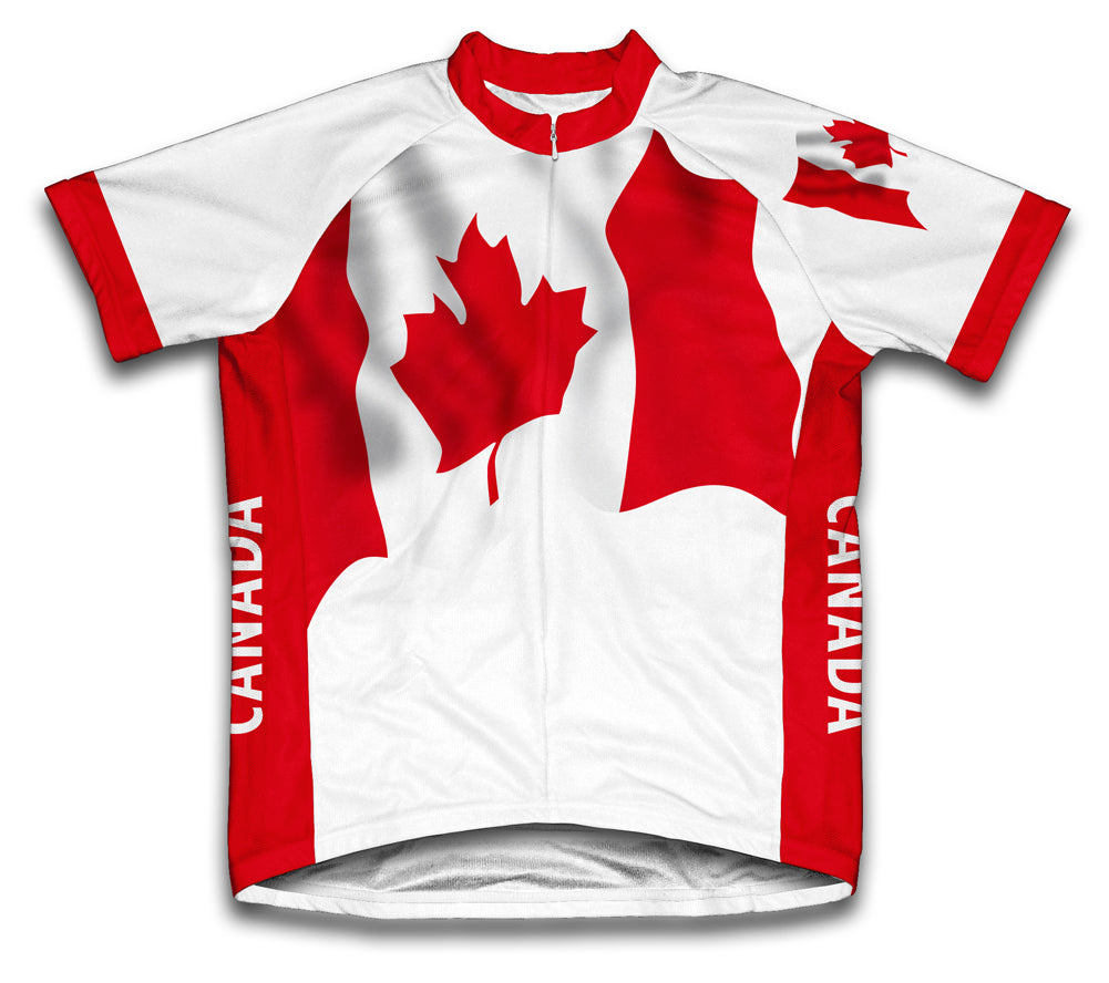 Canada Flag Cycling Jersey for Men and Women